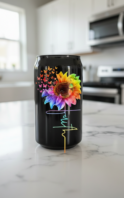 Faith Rainbow Sunflower - UVDTF Decal for cups/hard surfaces sticker
