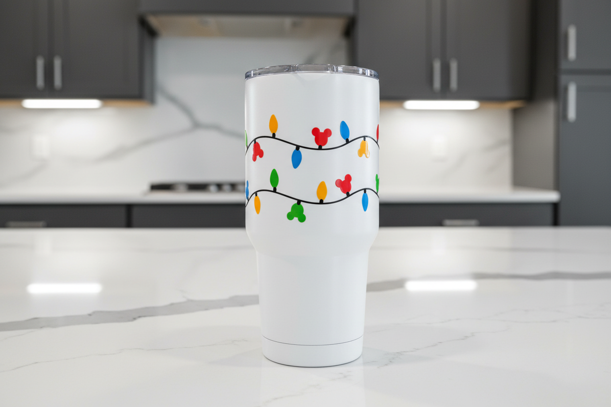 Christmas Magical Lights - UVDTF Wrap for cups/hard surfaces sticker