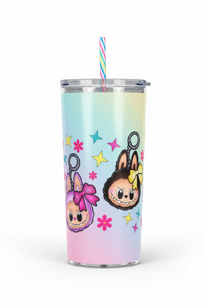 Labubu Keychains -  UVDTF wrap for cups/hard surfaces sticker