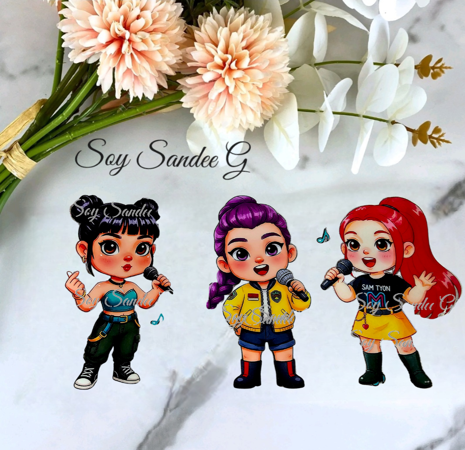 KPop - UVDTF Wrap for cups/hard surfaces sticker