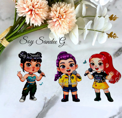 KPop - UVDTF Wrap for cups/hard surfaces sticker