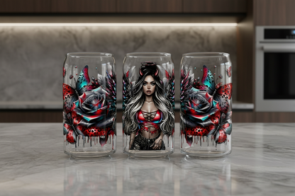 Devil Diva - UVDTF Wrap for cups/hard surfaces sticker