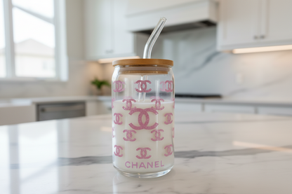 Chanel Pink - UVDTF wrap for cups/hard surfaces sticker