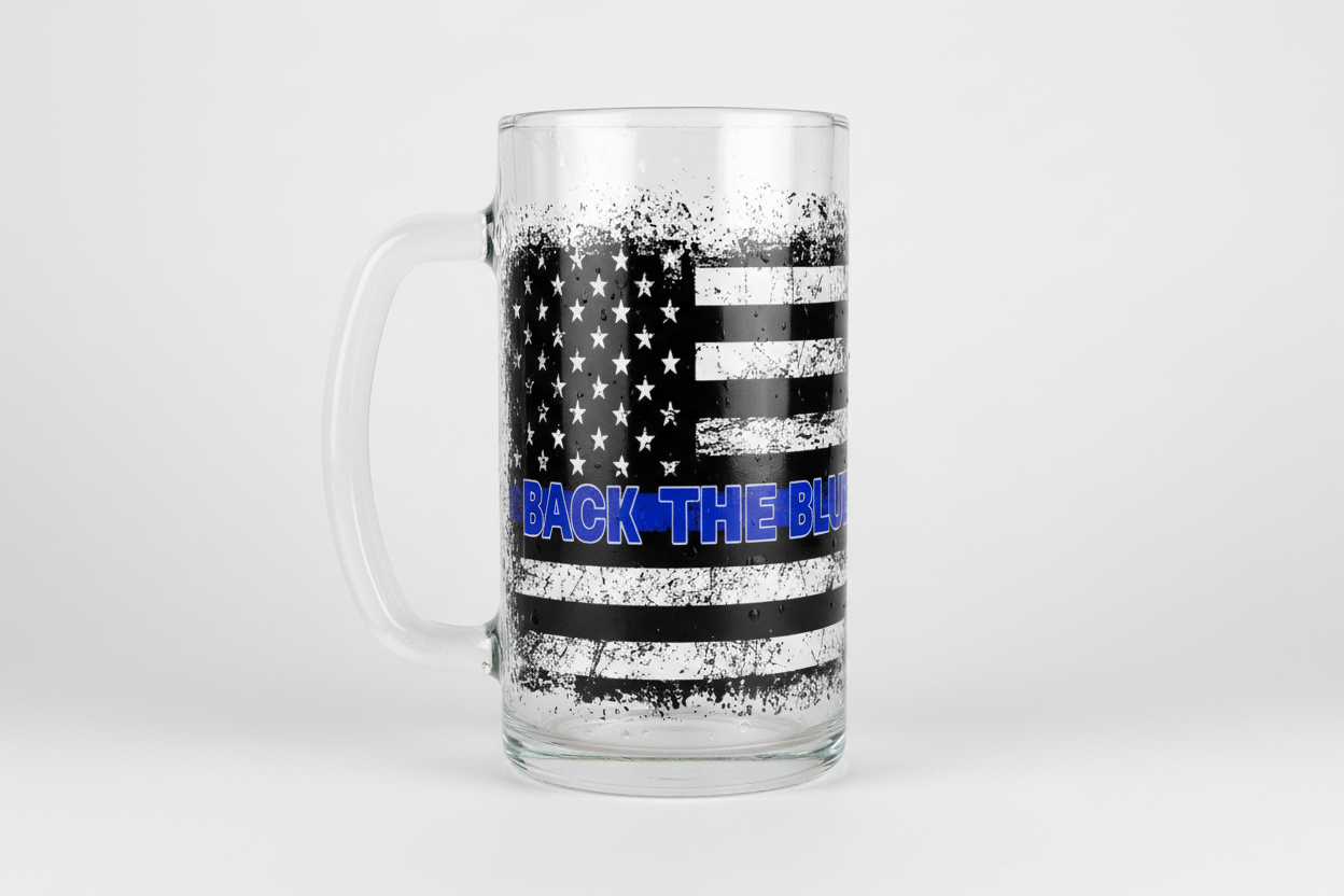 Back the Blue Flag - UVDTF Decal for cups/hard surfaces sticker