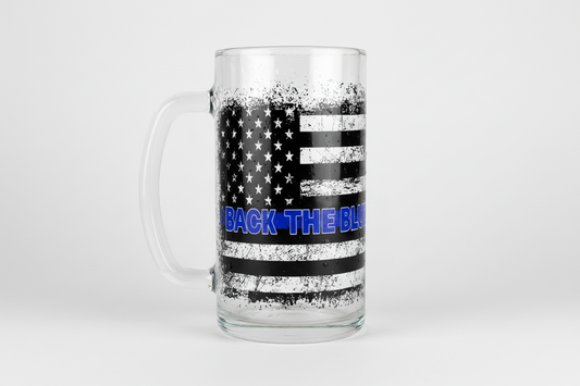 Back the Blue Flag - UVDTF Decal for cups/hard surfaces sticker
