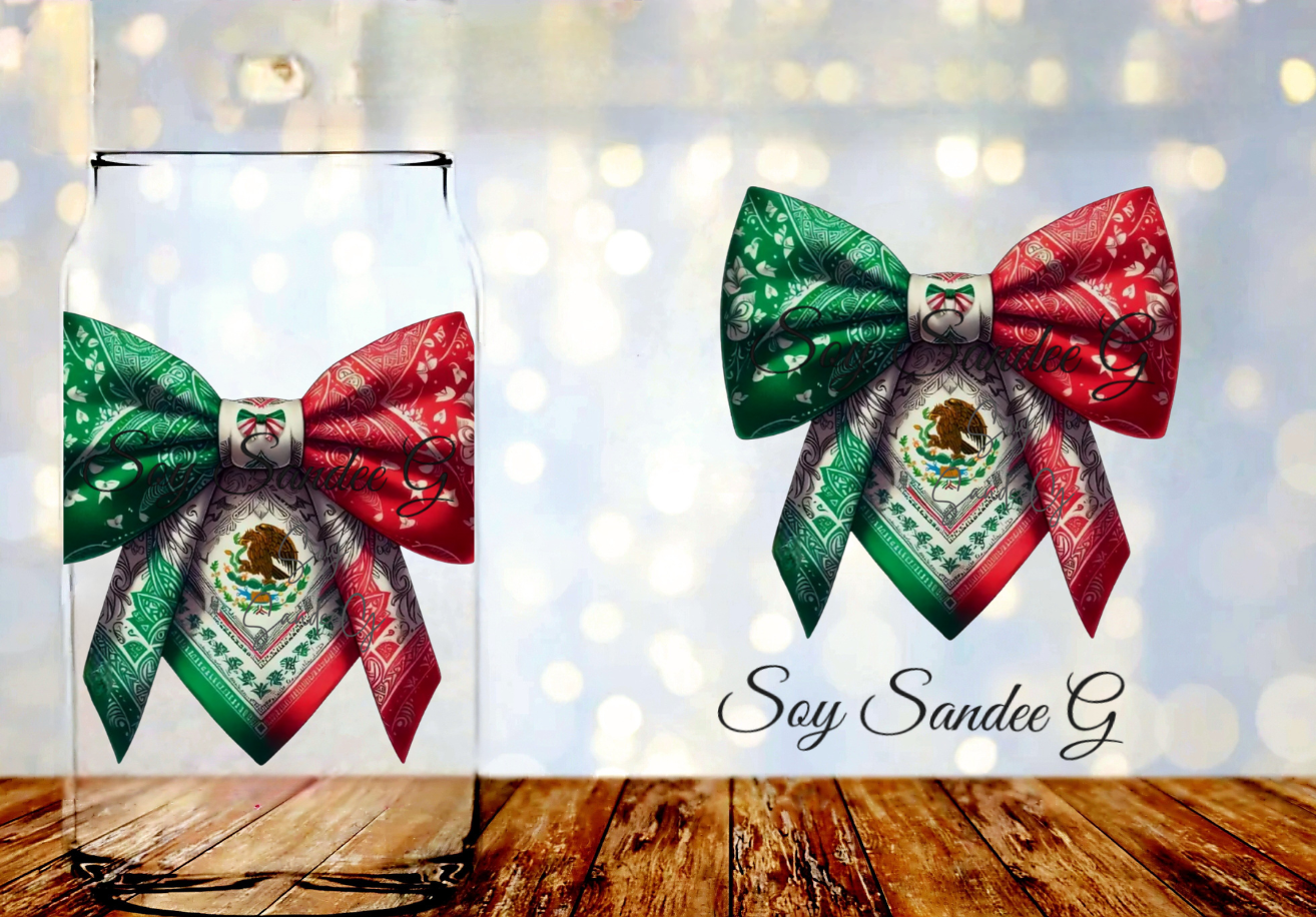 Mexican Bandana Bow - UVDTF Decal for cups/hard surfaces sticker