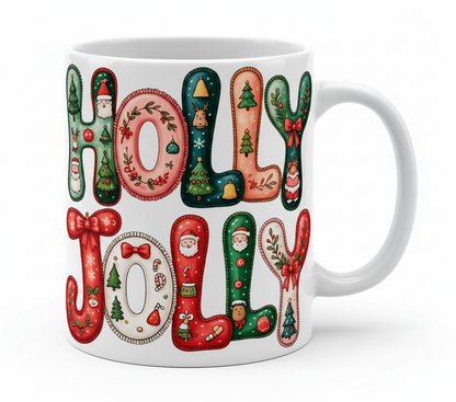 Holly Jolly - UVDTF Decal for cups/hard surfaces sticker