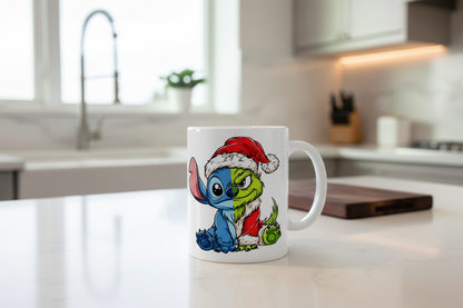 Half Blue/Half Green - UVDTF Decal for cups/hard surfaces sticker