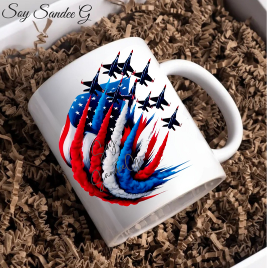 USA Fighter Jets - UVDTF Decal for cups/hard surfaces sticker