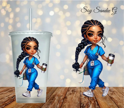 Pretty Nurse #3 - UVDTF Decal for cups/hard surfaces sticker