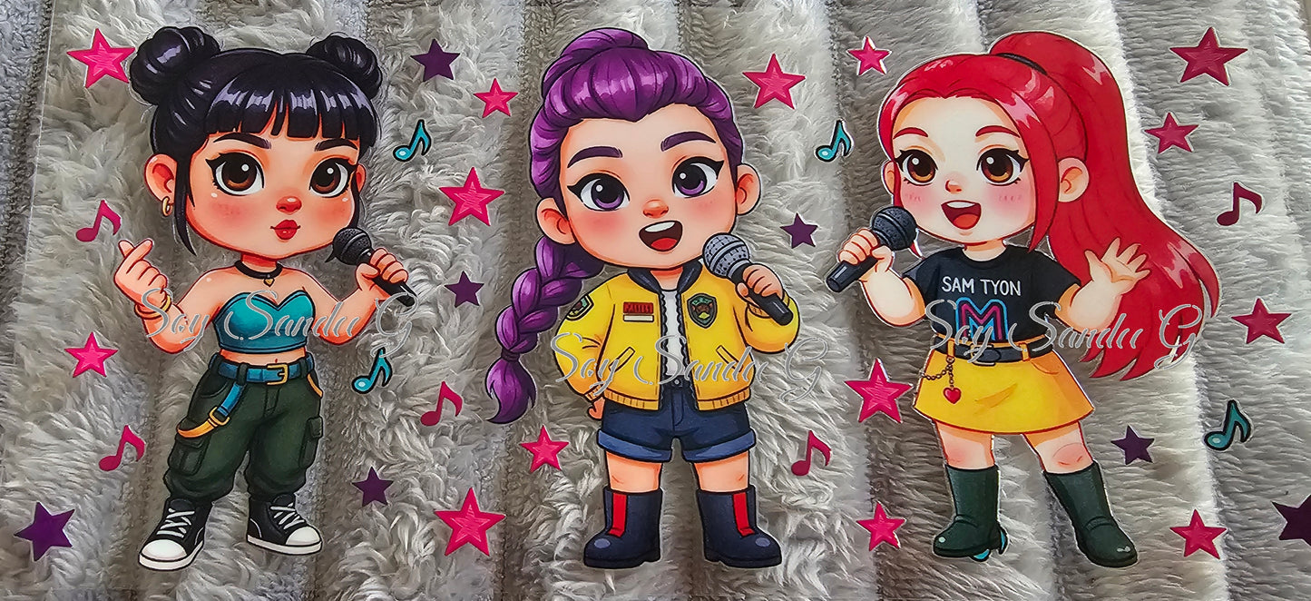 KPop - UVDTF Wrap for cups/hard surfaces sticker