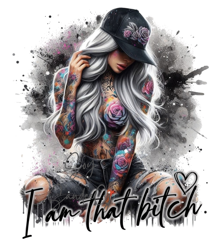 I am that Bitch - UVDTF decal for cups/hard surfaces sticker