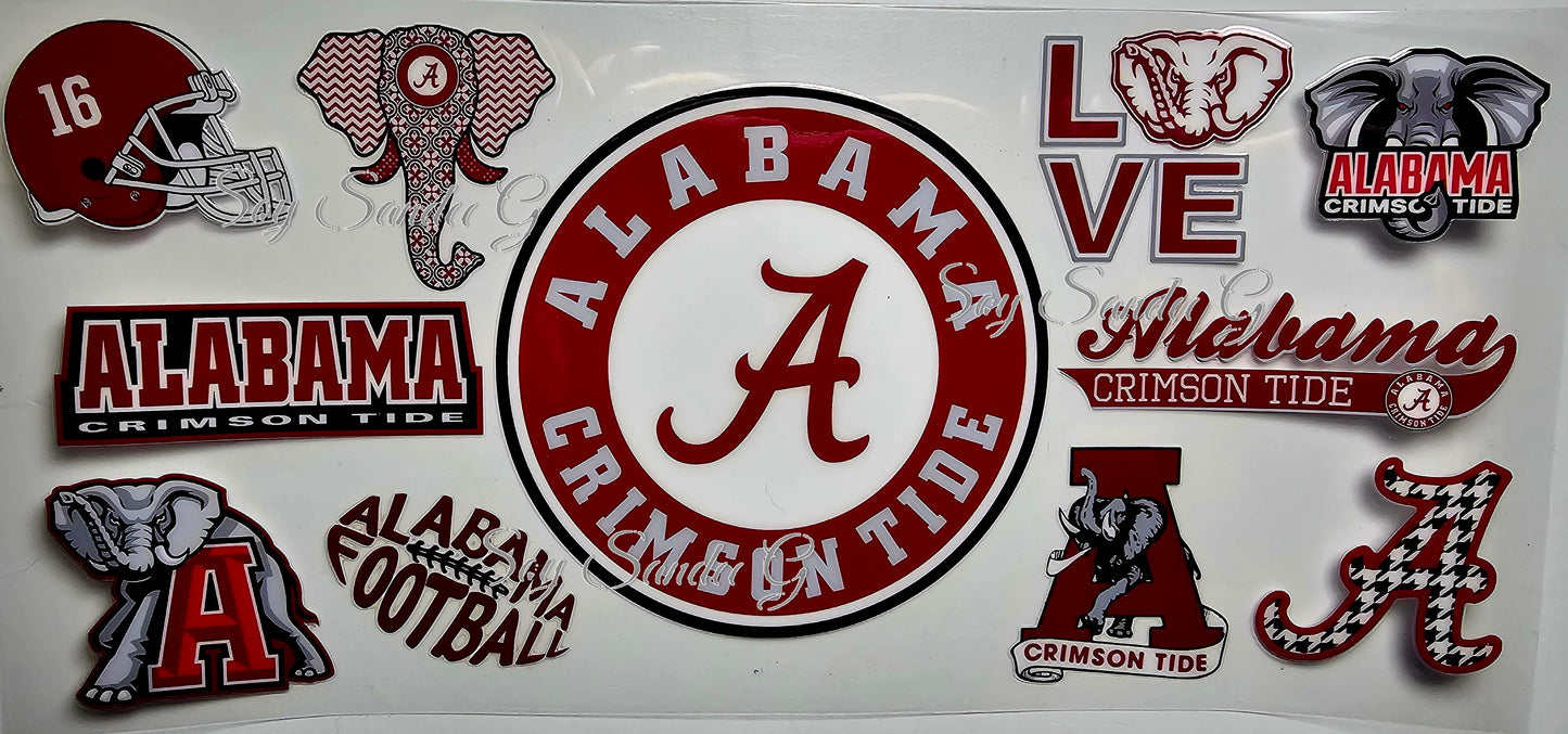 Football - UVDTF Wraps for cups/hard surfaces sticker