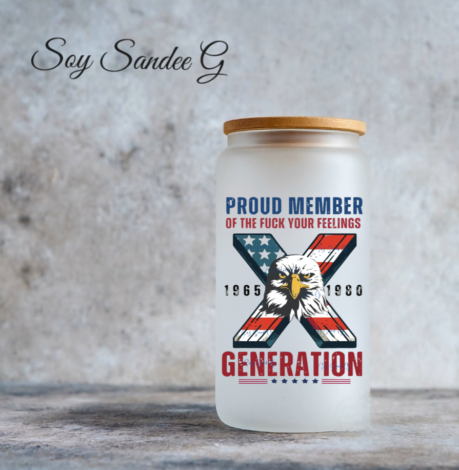 Patriotic GenX - UVDTF Decal for cups/hard surfaces sticker