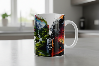 Water & Fire Wings - UVDTF Decal for cups/hard surfaces sticker
