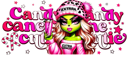 Candy Cane Cutie - UVDTF Wrap for cups/hard surfaces