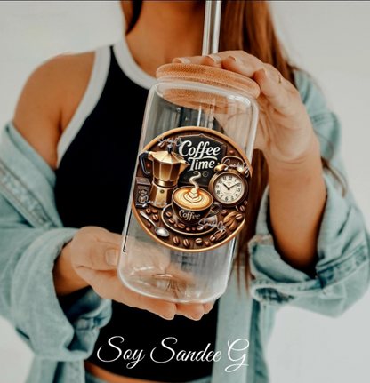 Coffee Time - UVDTF Decal for cups/hard surfaces sticker