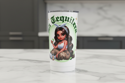 La Tequilera (Tequila Girl) - UVDTF Wrap for cups/hard surfaces sticker