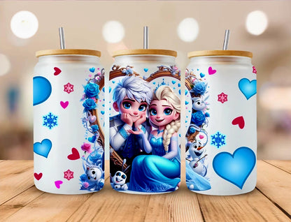 Elsa & her Prince - Heart UVDTF wrap