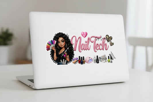 Nail Tech - UVDTF Wrap for cups/hard surfaces sticker