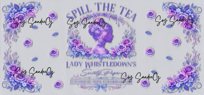 Spill the Tea - UVDTF Wrap for cups/hard surfaces sticker