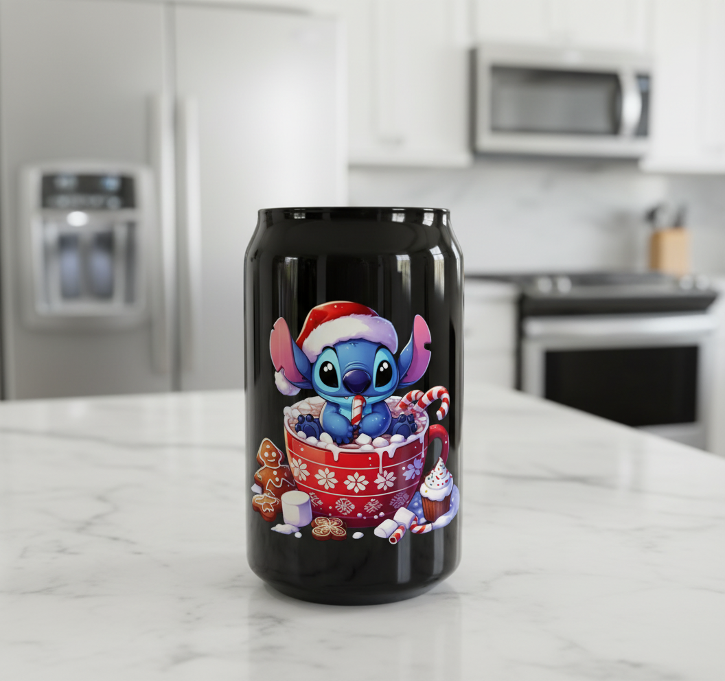 Adhesivo UVDTF con puntada en taza