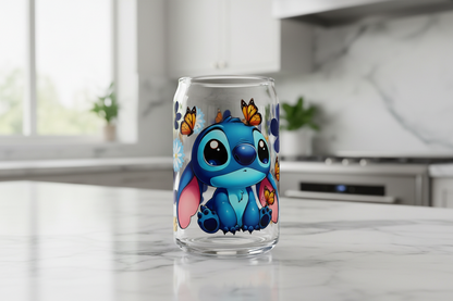 Stitch Butterflies - UVDTF Wrap for cups/hard surfaces sticker