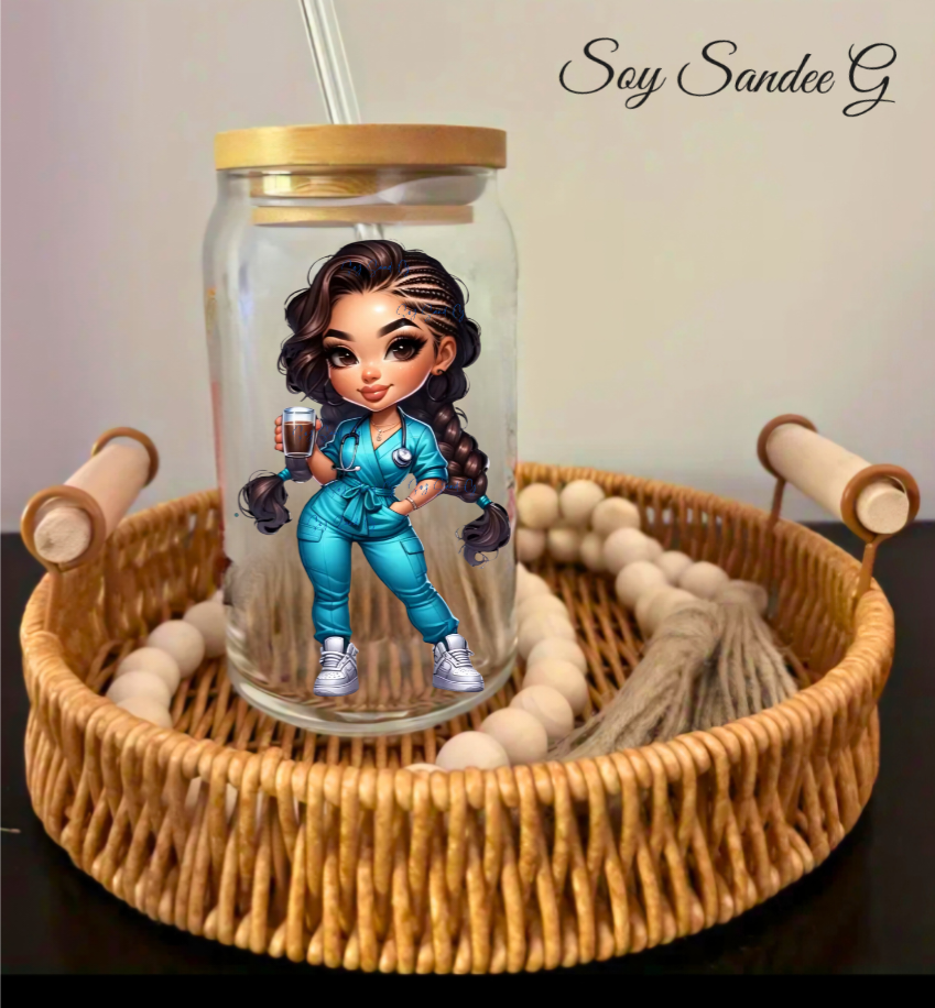 Pretty Nurse #1 - UVDTF Decal for cups/hard surfaces sticker