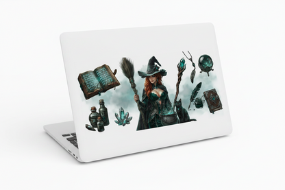 Green Witch - UVDTF Wrap for cups/hard surfaces sticker