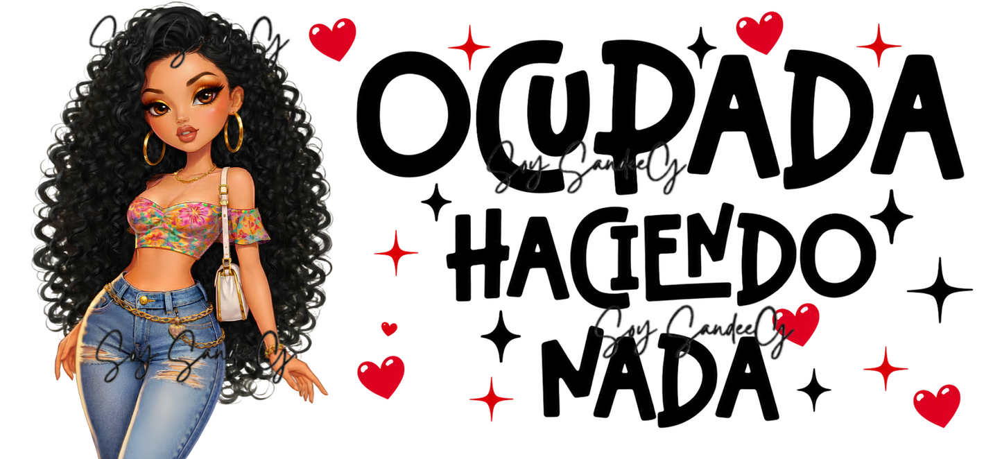 Te calmas o te calmo (Cálmate o te calmaré) UVDTF Wrap