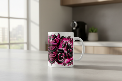 Pink Motorcycles - UVDTF Wrap for cups/hard surfaces sticker