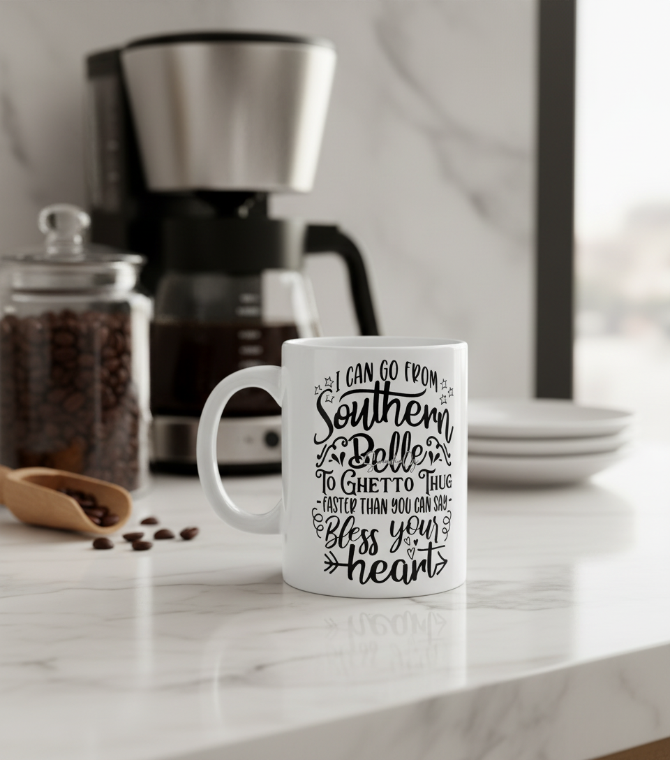 I Can Go From Southern Belle - UVDTF Decal for cups/hard surfaces sticker