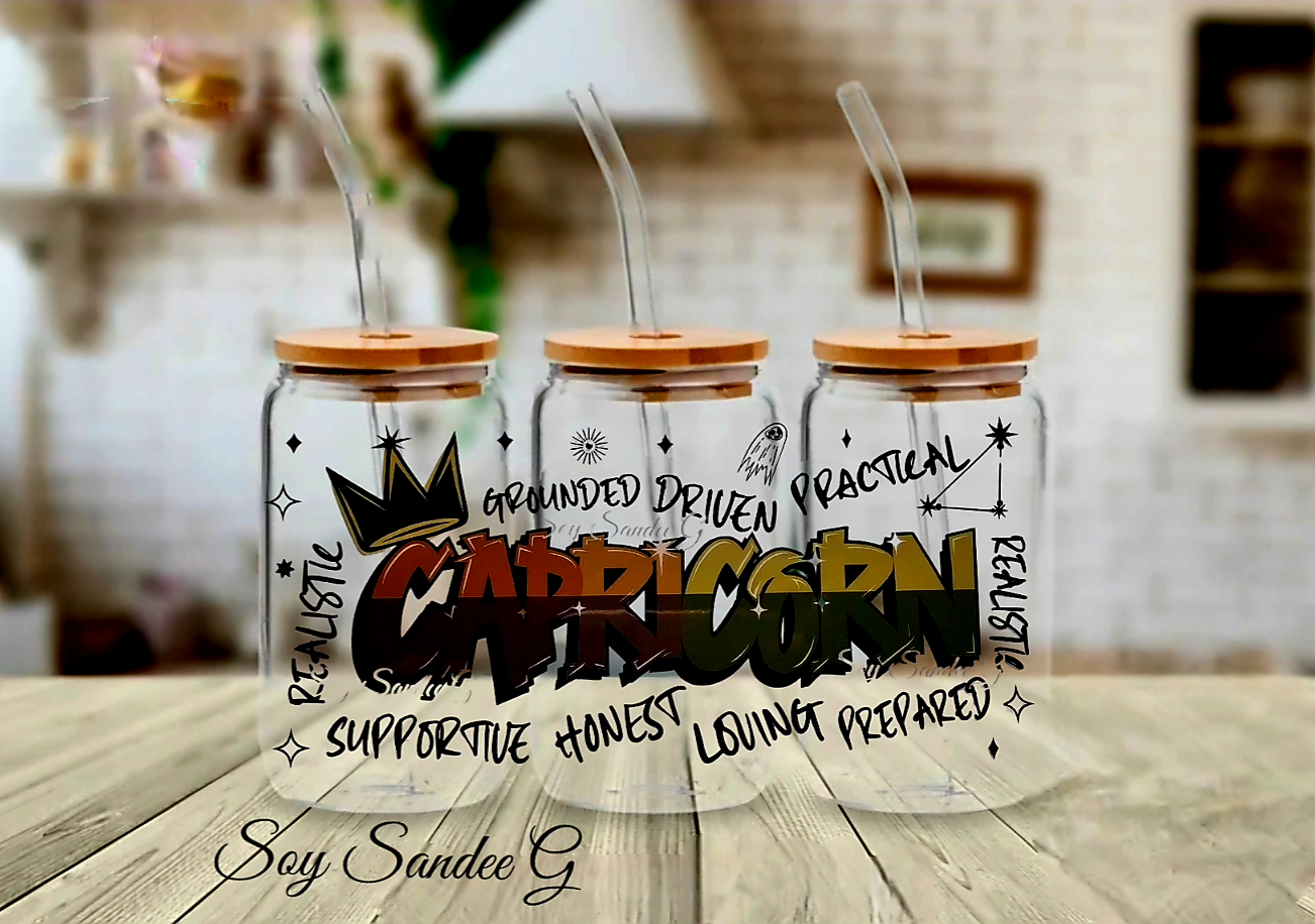 Graffiti Capricorn - UVDTF Wrap for cups/hard surfaces sticker