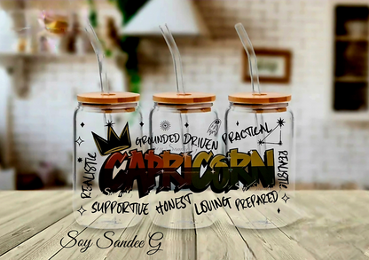 Graffiti Capricorn - UVDTF Wrap for cups/hard surfaces sticker