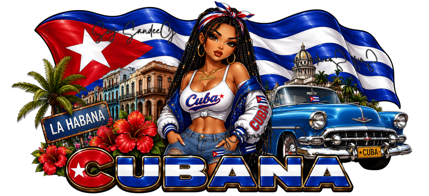 Cubana - UVDTF Wrap for cups/hard surfaces sticker