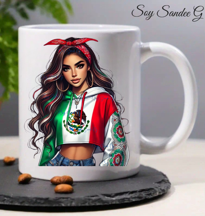 Sexy Mexican Latina #1 - UVDTF Decal for cups/hard surfaces