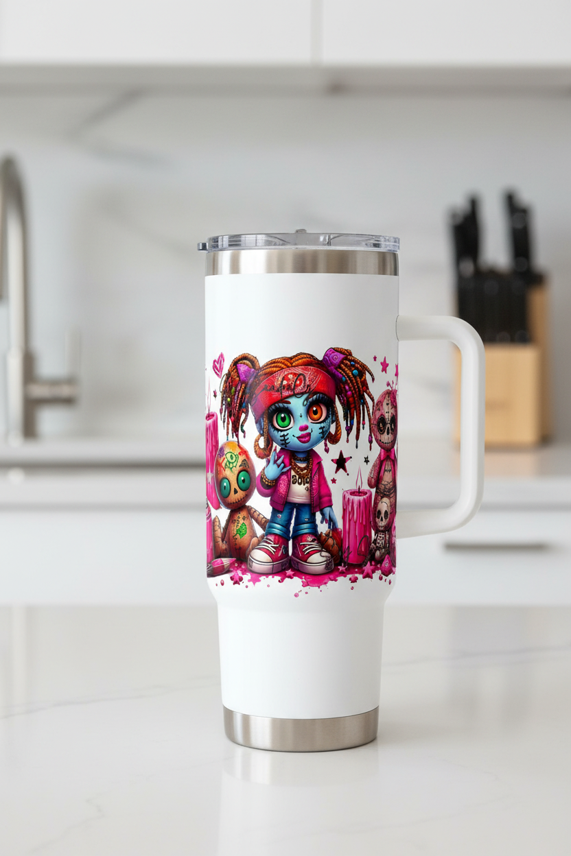 Halloween Street Art - UVDTF Wrap for cups/hard surfaces sticker