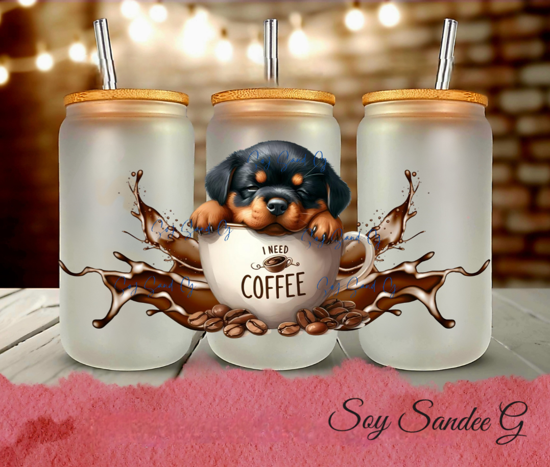 La vida es mejor con perros Envoltura UVDTF - 3