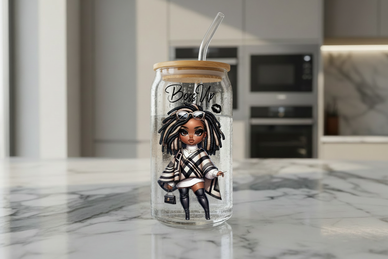 Boss Up - UVDTF Decal for cups/hard surfaces sticker