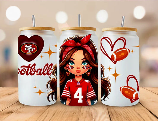 SF Football Babe - UVDTF Wrap