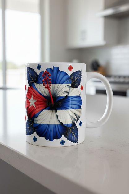 Cuban Hibiscus - UVDTF Decal for cups/hard surfaces sticker