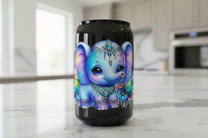 Jeweled Elephant - UVDTF Wrap for cups/hard surfaces sticker