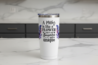 A Mother is Like a Flower - UVDTF wrap for cups/hard surfaces sticker