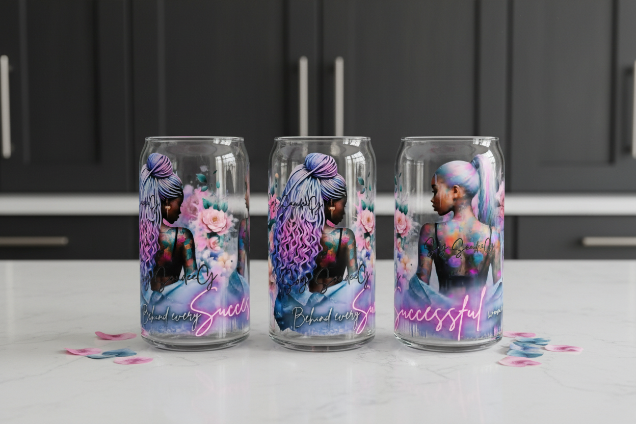 Successful Herself - UVDTF Wrap for cups/hard surfaces sticker