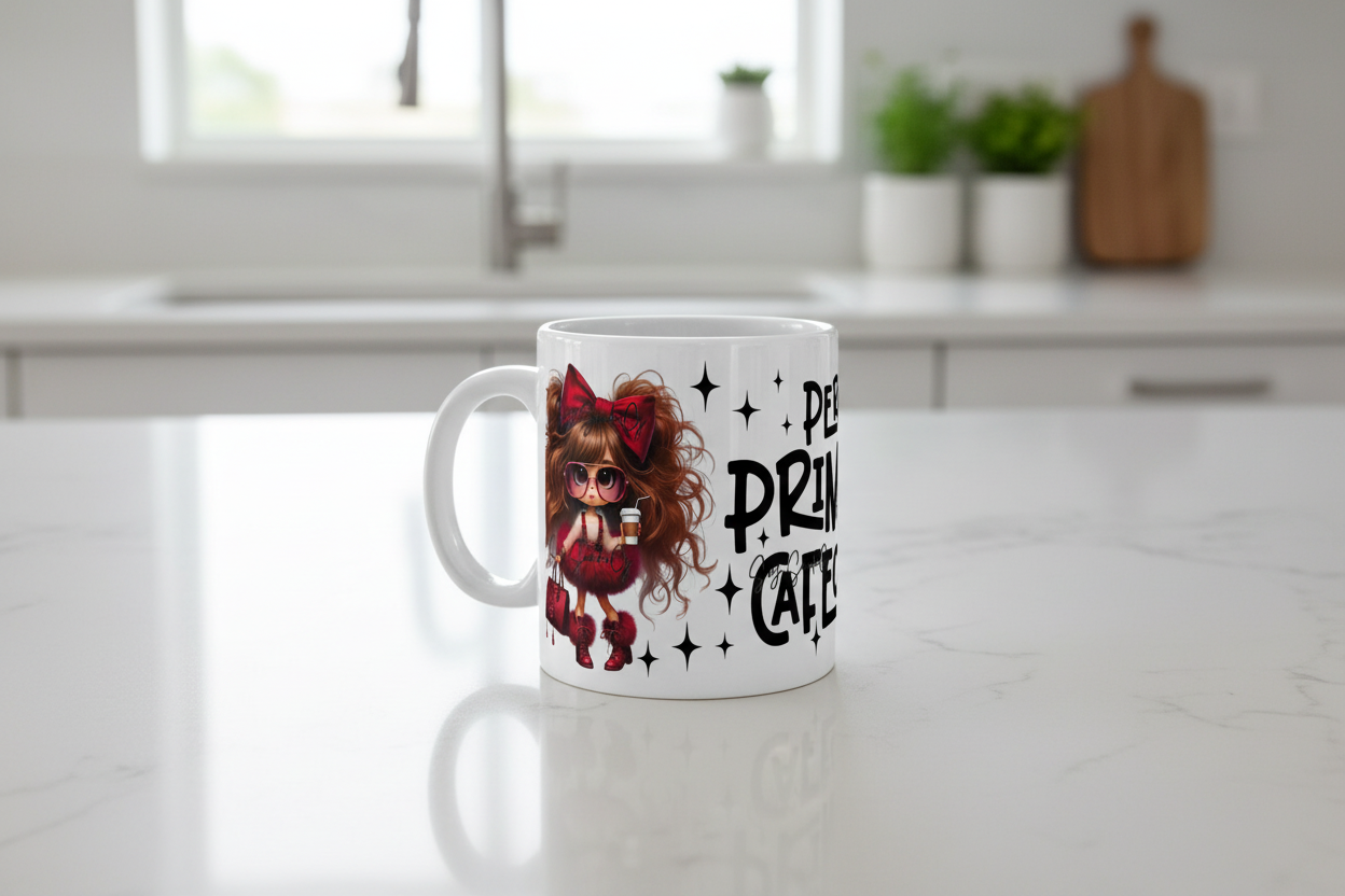 Pero Primero Cafecito - UVDTF Wrap for cups/hard surfaces sticker
