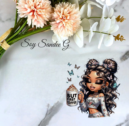 But 1st Coffee Cutie - UVDTF Decal for cups/hard surfaces sticker