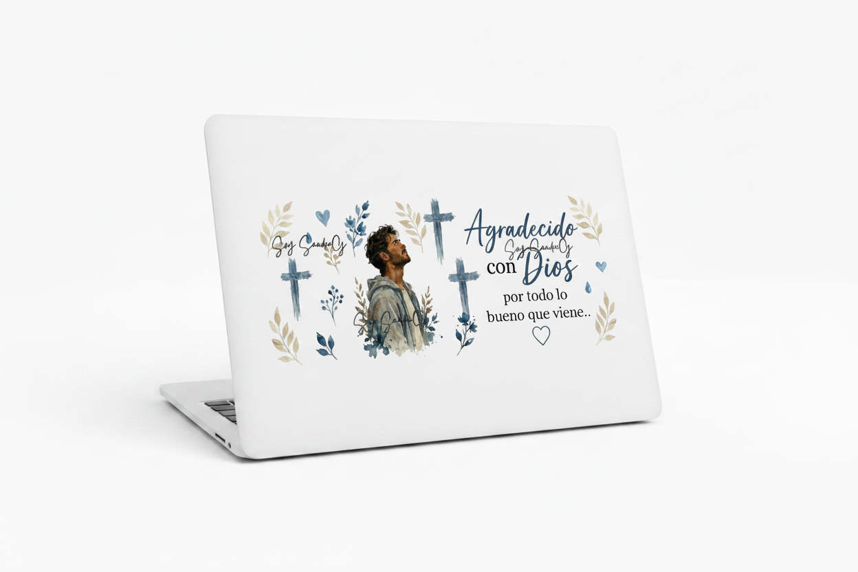 Agradecido (Grateful) - UVDTF Wrap for cups/hard surfaces sticker