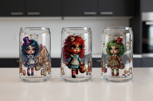 Raggedy Dolls - UVDTF Wrap for cups/hard surfaces sticker