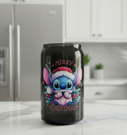 Calcomanía UVDTF de Stitch Pink Sweater