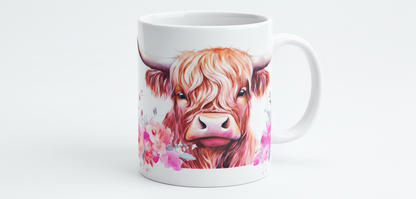 Highland Cow #3 - UVDTF Wrap for cups/hard surfaces sticker